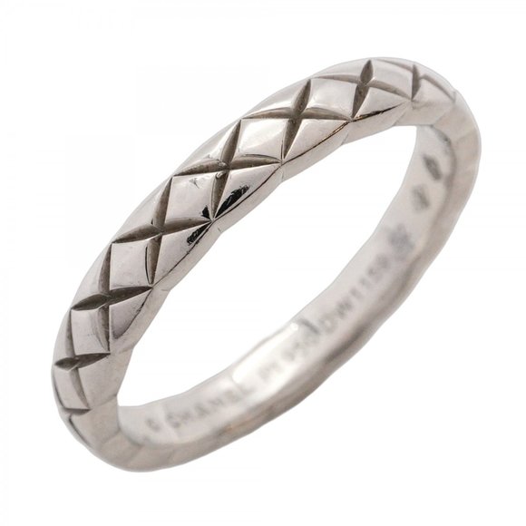 CHANEL Silver Ring #52 - Picture 1 of 10